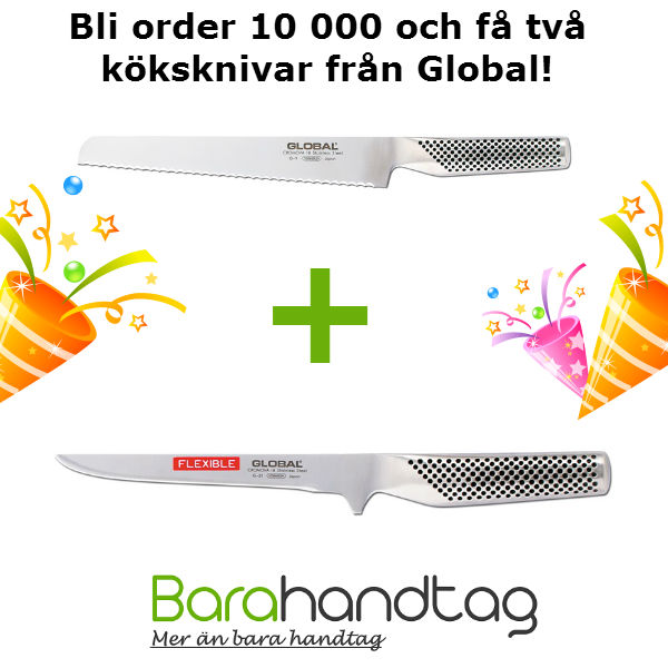 Order 10 000 får två Globalknivar på köpet!