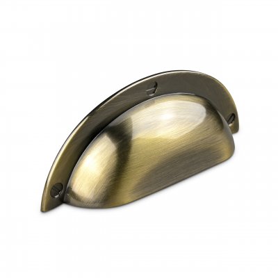 Greb & knopper i ny finish – Antik messing