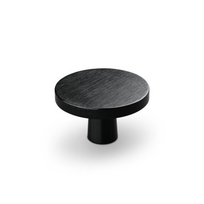Garda møbelknop 42 mm diameter svart