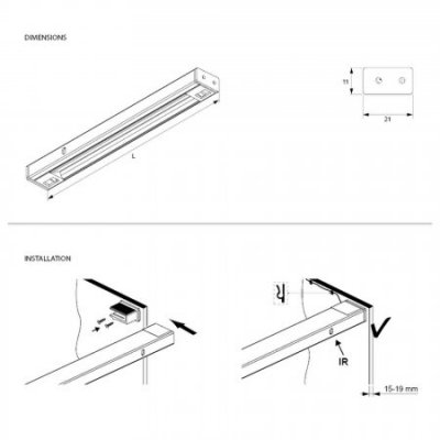 Led strip til skabe og skuffer