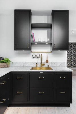 Håndtag med fod - Krom