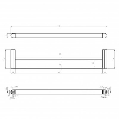 Cannes
Håndklædeholder - Krom