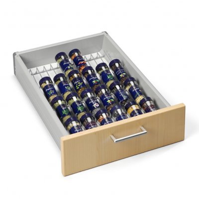 Kryddinsats för kryddburkar i låda