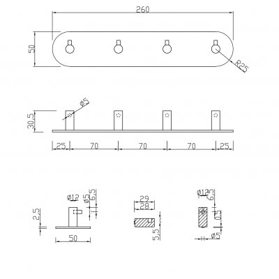 Tours – Selvklæbende badeværelseskrog