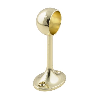 Garderobestangholder af messing