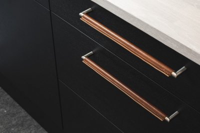 Monopoli cc 192 mm brunt læderhåndtag