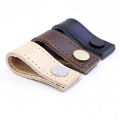 Avio læderloop / læderknop med syning