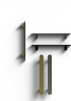 Cesano Håndtag - Mat Sort