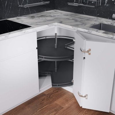 Arena 3/4 karrusel til hjørneskab