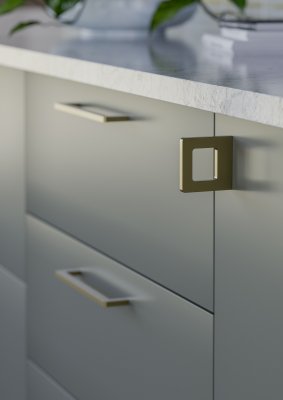 Benidorm Køkkenknop - rustfri look