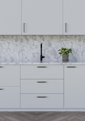 Positano Køkkengreb – Krom