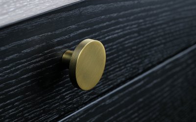 Monza knop rand - messing