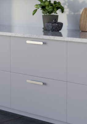 Cesano Håndtag - Mat Messing