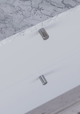 Rimini knop med let foret overflade