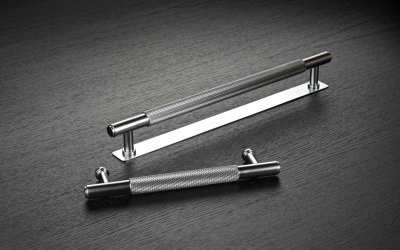 Salo køkkengreb i aluminium look