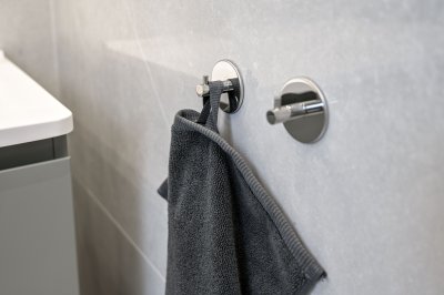 Tours – Selvklæbende badeværelseskrog rustfri