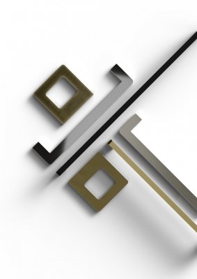 Benidorm Køkkenknop - rustfri look