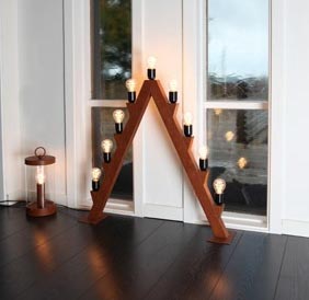 Max adventsljusstake, också den från Ljustema Max adventsljusstake, också den från Ljustema